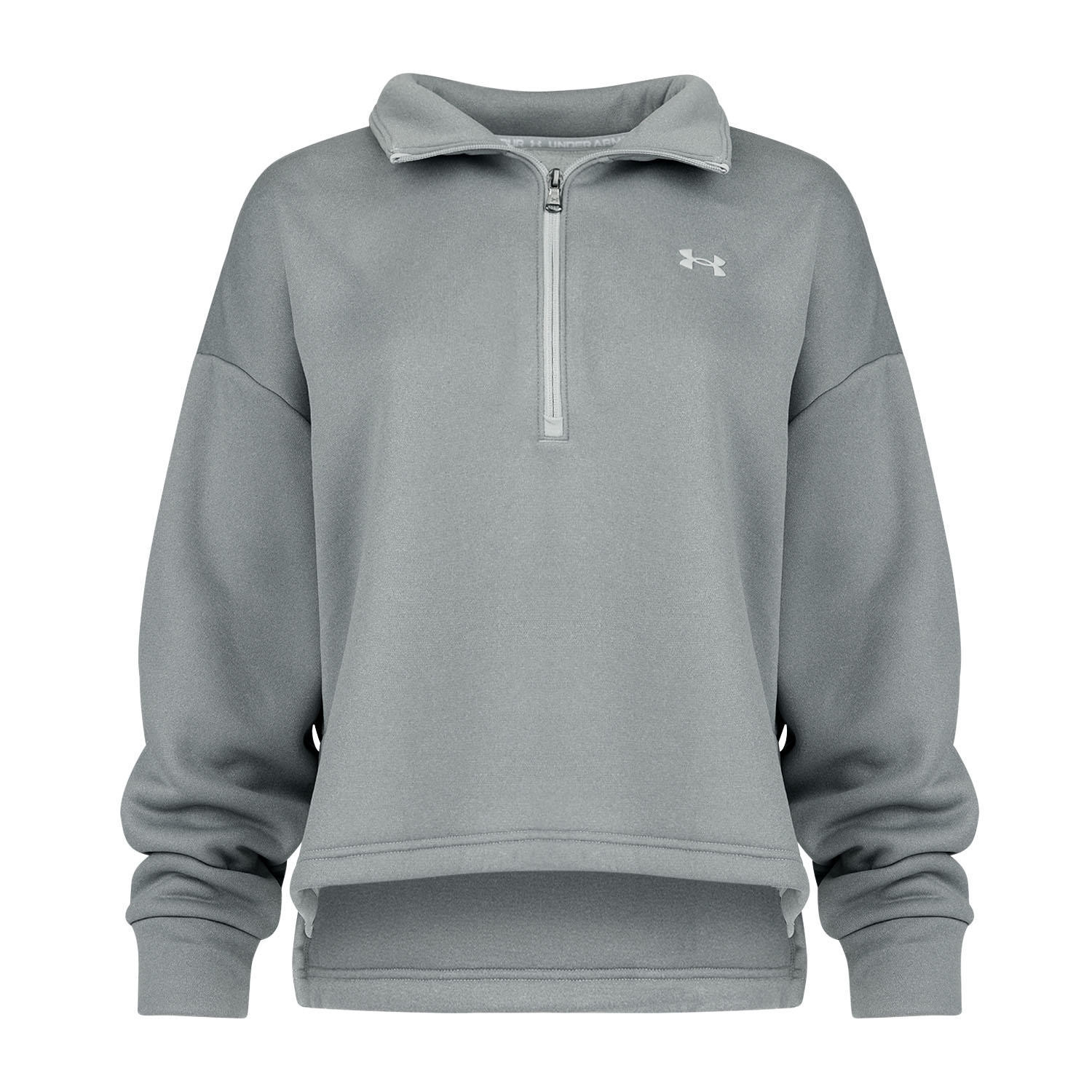 Under Armour Women's Armour Fleece Half Zip Pullover - Grey XS:- XS, Grey | Sam's Club