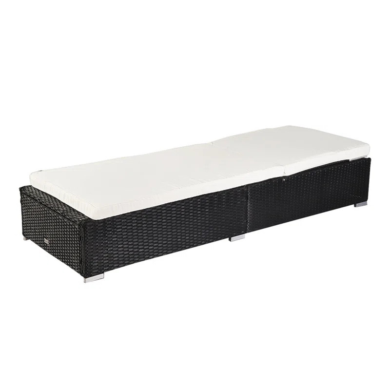 Alexondra Outdoor Wicker Chaise Lounge | Wayfair North America