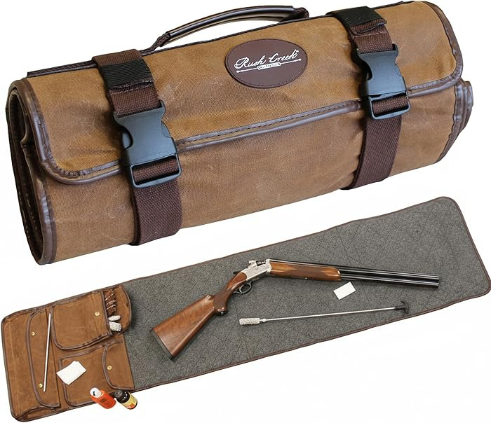Rush Creek Creations Gun Cleaning Mat for All Guns - Portable, Waxed Canvas, Handle, Weather-Resi... | Amazon (US)