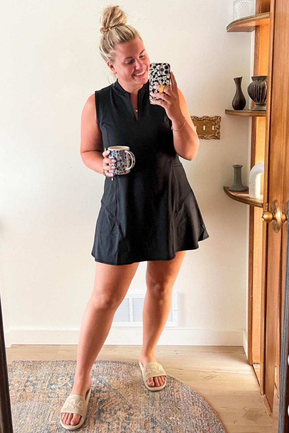 Grabbed this dress last year at the nsale and it’s back!! I love the length, love the fit, and it runs tts. 

#LTKstyletip #LTKunder100 #LTKxNSale