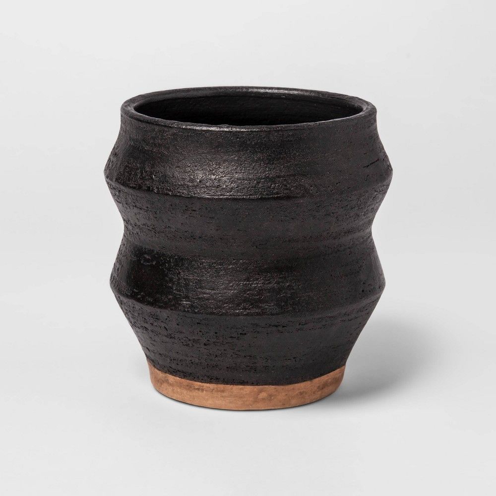 6"" x 6"" Terracotta Planter Black - Project 62 | Target