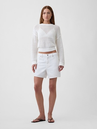 Oversized Crochet Sweater | Gap Factory