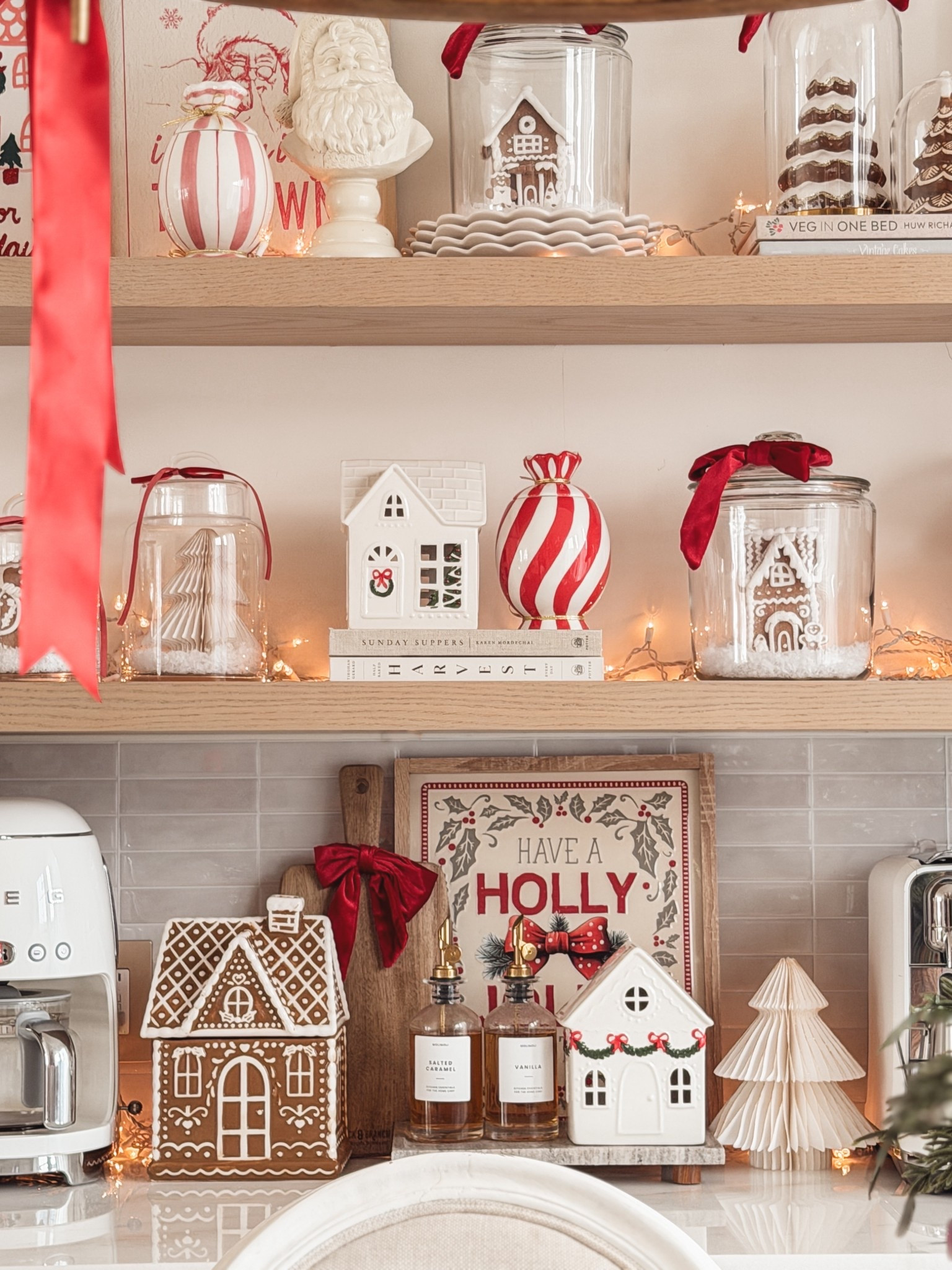 Christmas decor, Christmas shelves 

#LTKHoliday