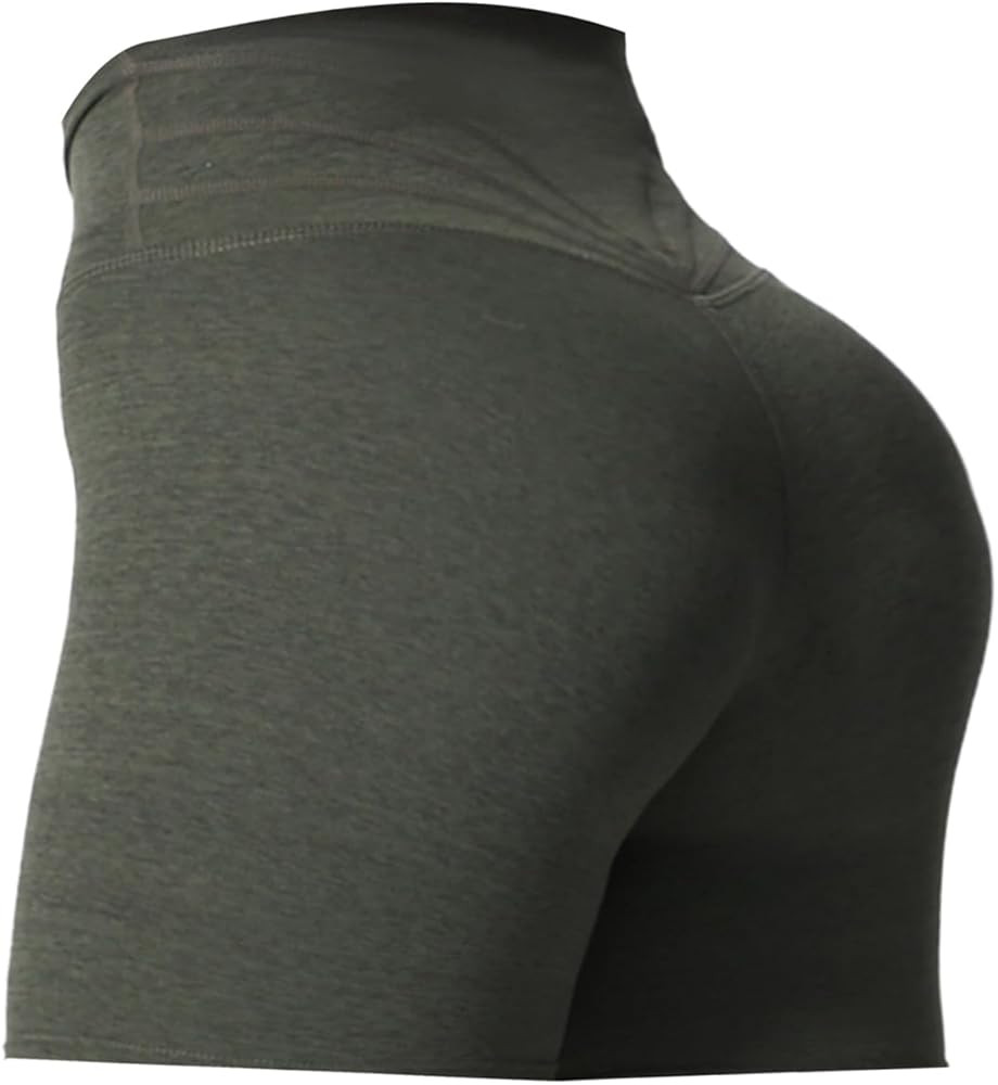 Aoxjox Trinity Workout Biker Shorts for Women Tummy Control High Waisted Exercise Athletic Gym Ru... | Amazon (US)