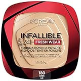 L'Oreal Paris Makeup Infallible Fresh Wear Foundation in a Powder, Up to 24H Wear, Linen, 0.31 oz... | Amazon (US)