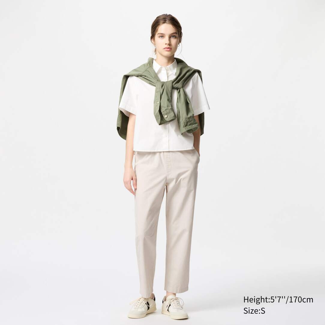 PANTALONI RELAX COTONE ALLA CAVIGLIA | Uniqlo IT