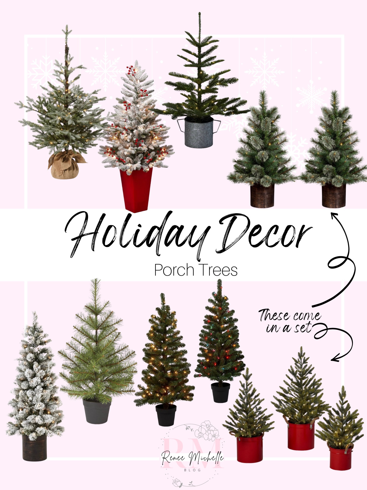 Holiday home decor porch trees that are absolutely beautiful to dress up your front porch. Target home decor, holiday decor, holiday trees, Christmas trees for your front porch

#LTKhome #LTKSeasonal #LTKHoliday