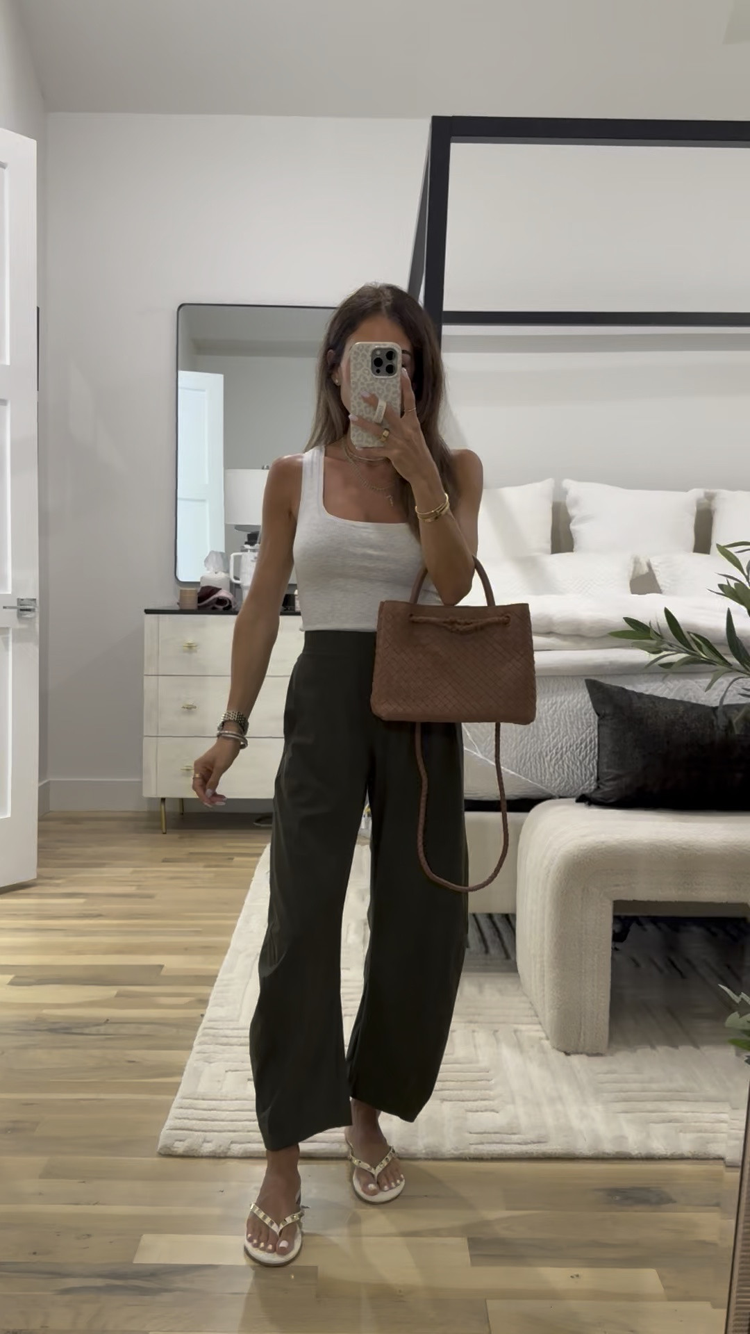 Fall outfit ribbed tank xs affordable bag purse comfy sandals

#LTKSaleAlert #LTKPetite #LTKootd