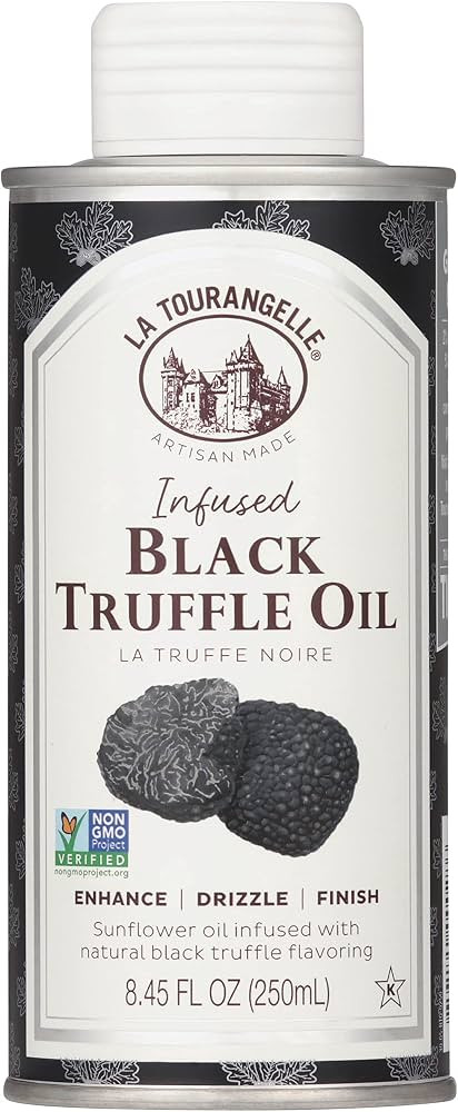 La Tourangelle, Black Truffle Oil, Complex Gourmet Earthy Flavor for Drizzling over Pasta, Popcor... | Amazon (US)