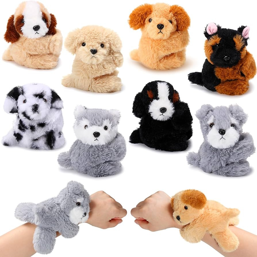 Liliful 8 Pack Kids Plush Gifts Stuffed Animal Cat Slap Bracelets - 8 Inch Graduation Class Prize... | Amazon (US)