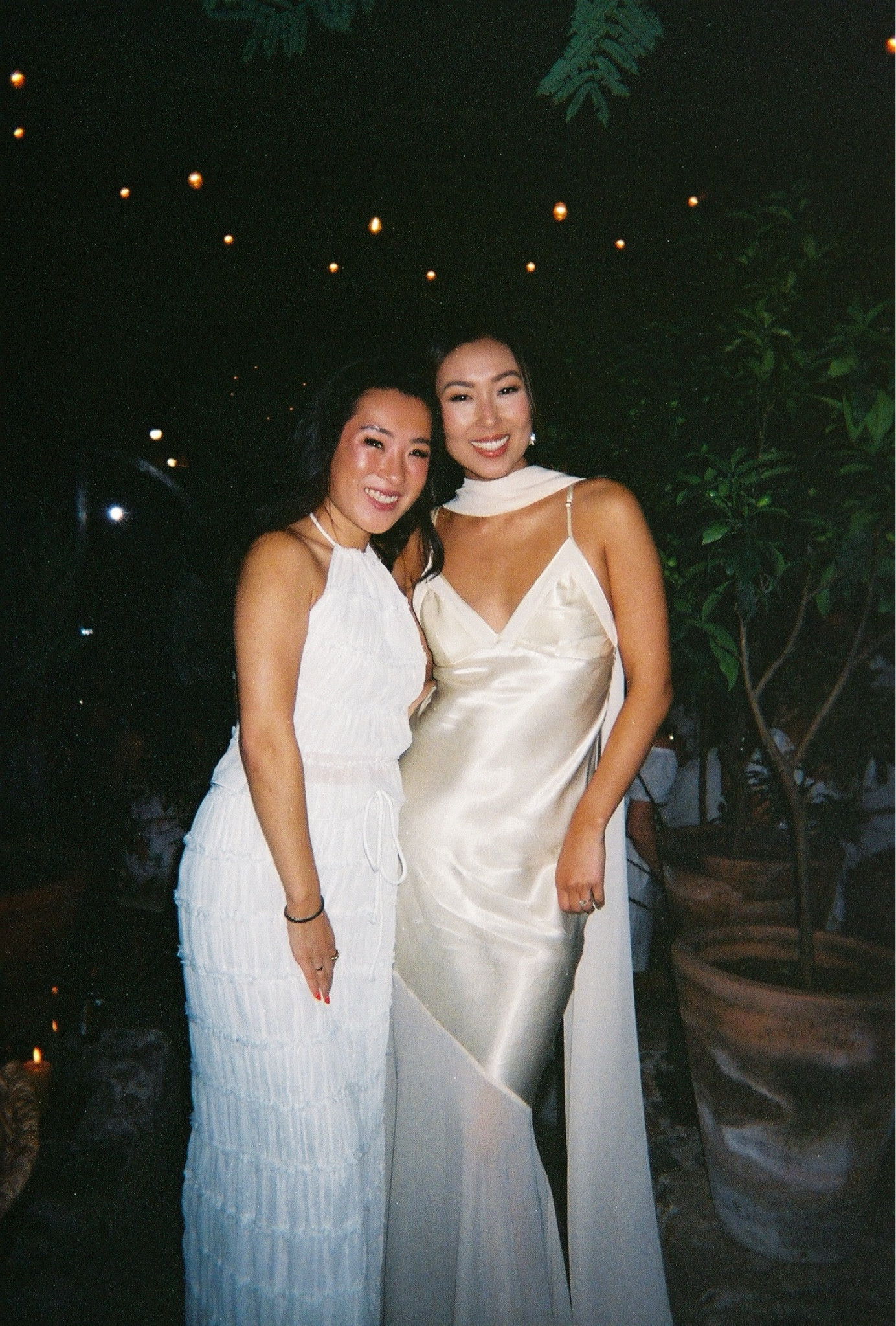 Welcome dinner slip dress in color lemon sorbet with a custom matching scarf. Currently on sale and also comes in black! Wearing a size XS 

#LTKWedding #LTKSaleAlert