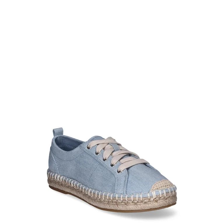 Time and Tru Women's Lace Up Espadrille Sneakers | Walmart (US)