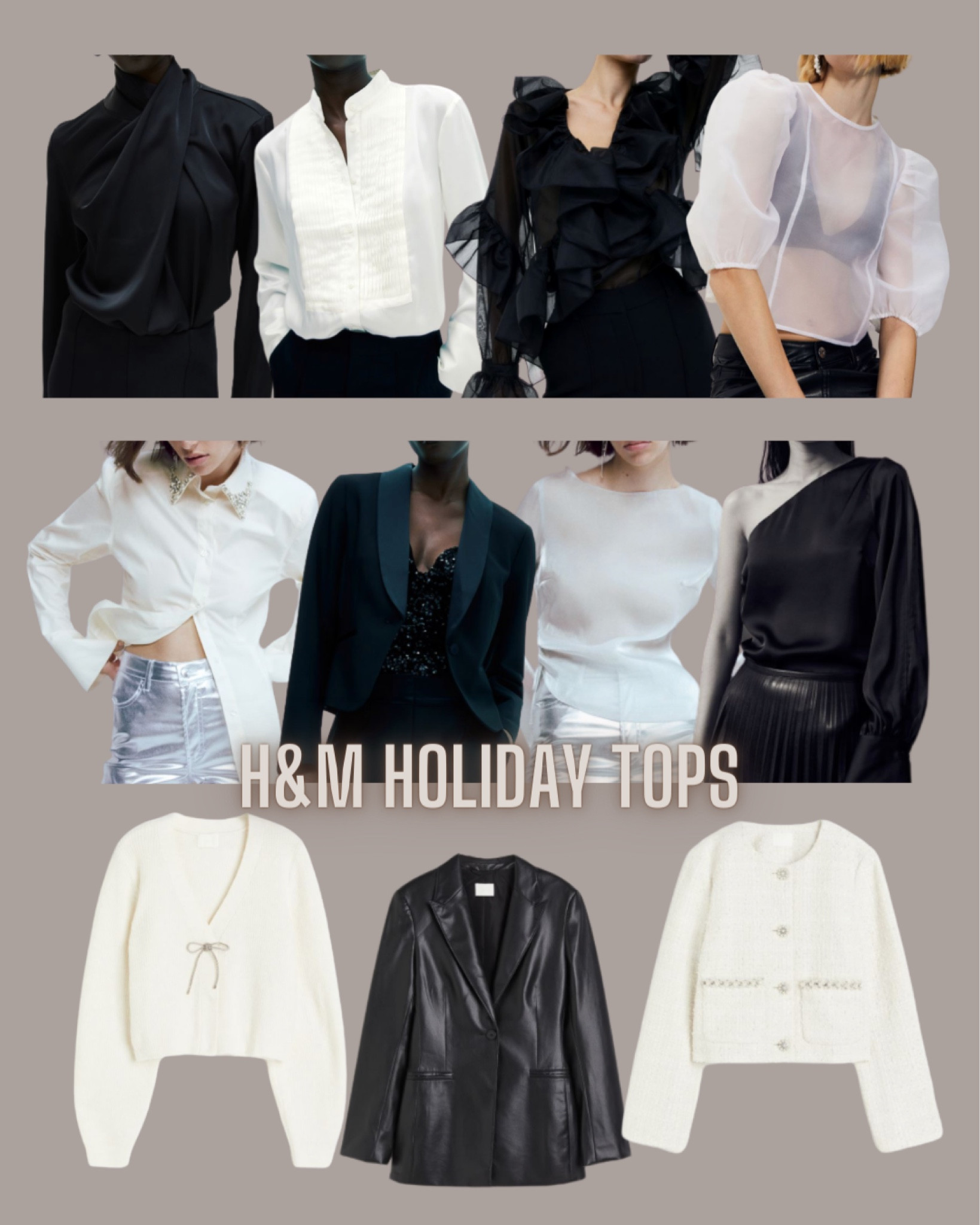 20% off $100

H&M fashion
Holiday tops
Holiday party tops


#LTKHoliday #LTKfindsunder50 #LTKsalealert