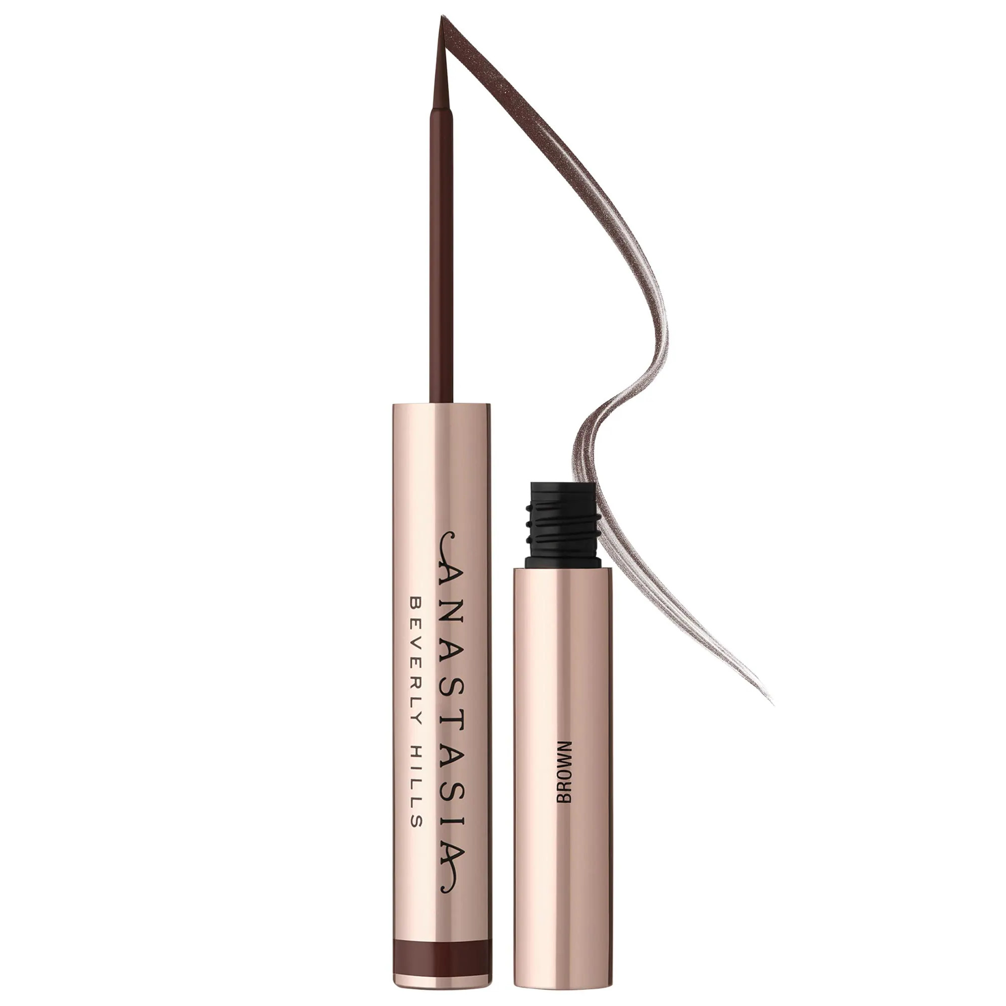 Anastasia Beverly Hills Waterproof Matte Liquid Eyeliner Brown 0.08 oz / 2.4 mL | Sephora (US)