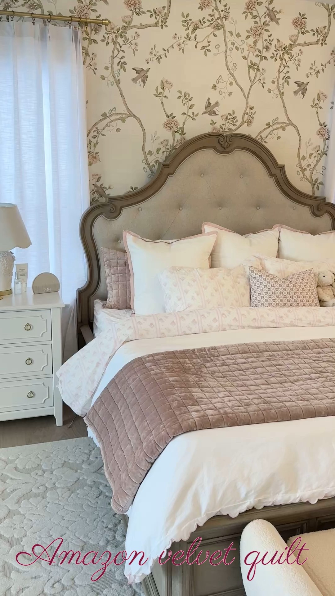 Changed out my quilt on my bed to this  velvet one from Amazon! I bought this last year and love having it on my bed for fall/winter!

#LTKSeasonal #LTKFindsUnder50 #LTKHome