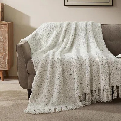 SLEEP ZONE Throw Blanket for Couch - Super Soft Knit Blanket, Throw Blankets for Bed All Season - Luxury Lightweight Cozy Bed Blankets (White) | Wayfair North America