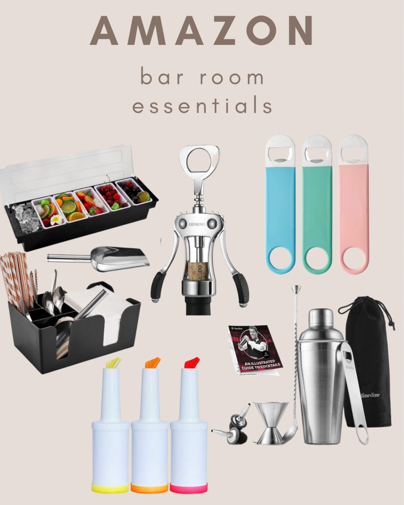 ESSENTIAL ITEMS FOR ANY LOCAL BAR ROOM!!! #FoundItOnAmazon 


#LTKunder100 #LTKFind #LTKhome