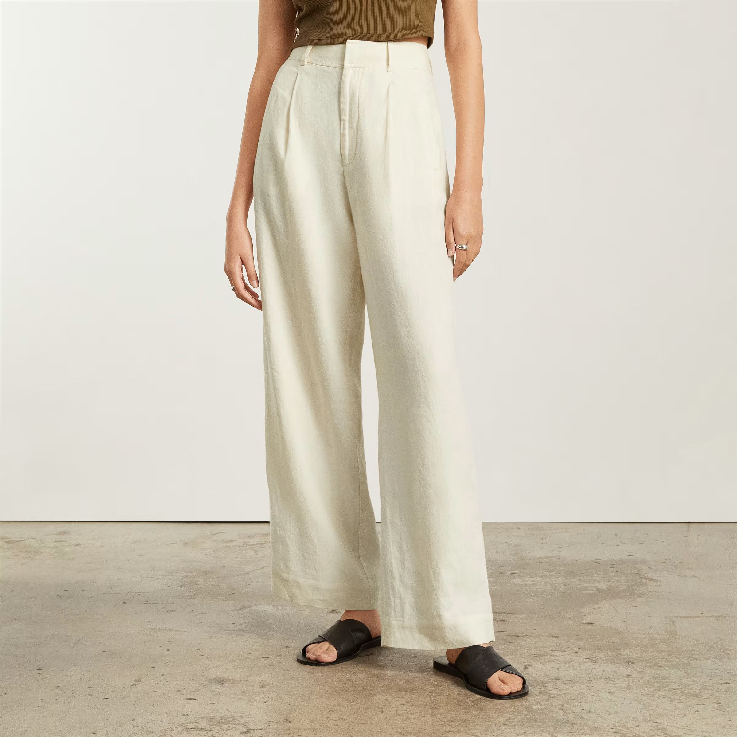 The Linen Way-High® Drape Pant | Everlane