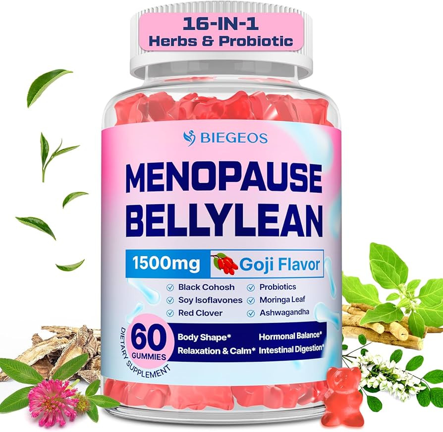 Menopause Supplements for Women Gummies, 16-in-1 Probiotic, Black Cohosh & Ashwagandha for Menopa... | Amazon (US)