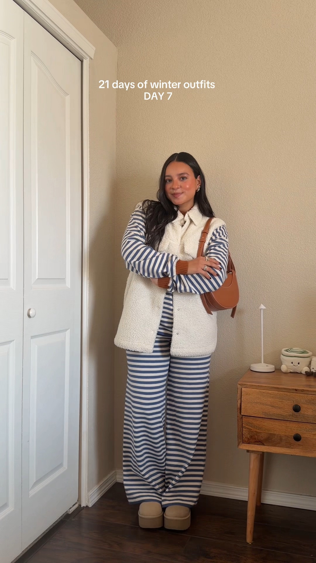 winter = cute matching sets❄️🤍 — wearing set in size small top + bottom + sherpa vest is old from H&M

#LTKSeasonal #LTKPetite #LTKootd