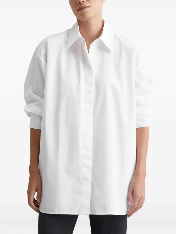 pointed-collar shirt | Farfetch Global