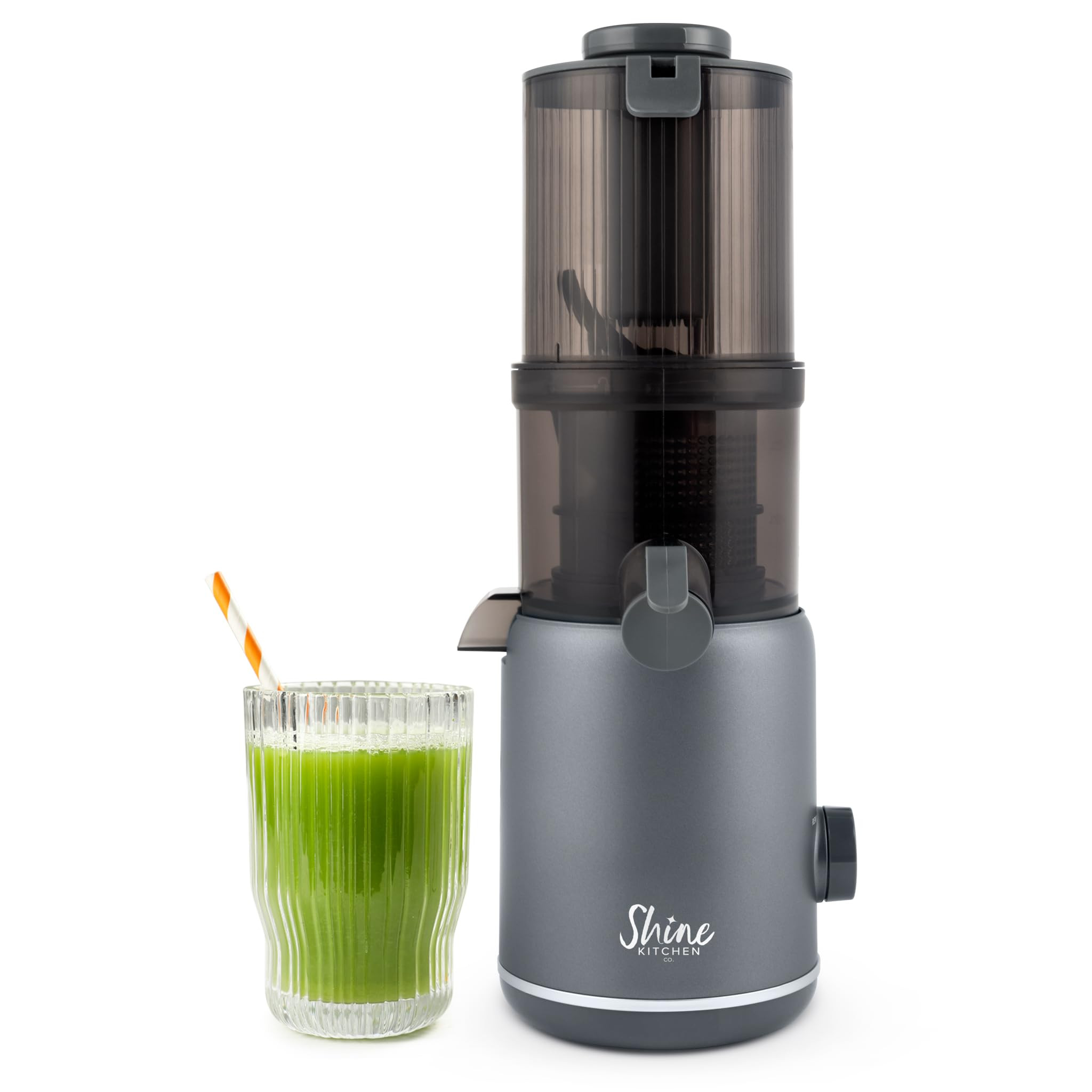 Shine Multi-Batch Compact Cold Press Juicer SMB-1, Hands-Free, Hopper Continuous Feed, Portable | Amazon (US)