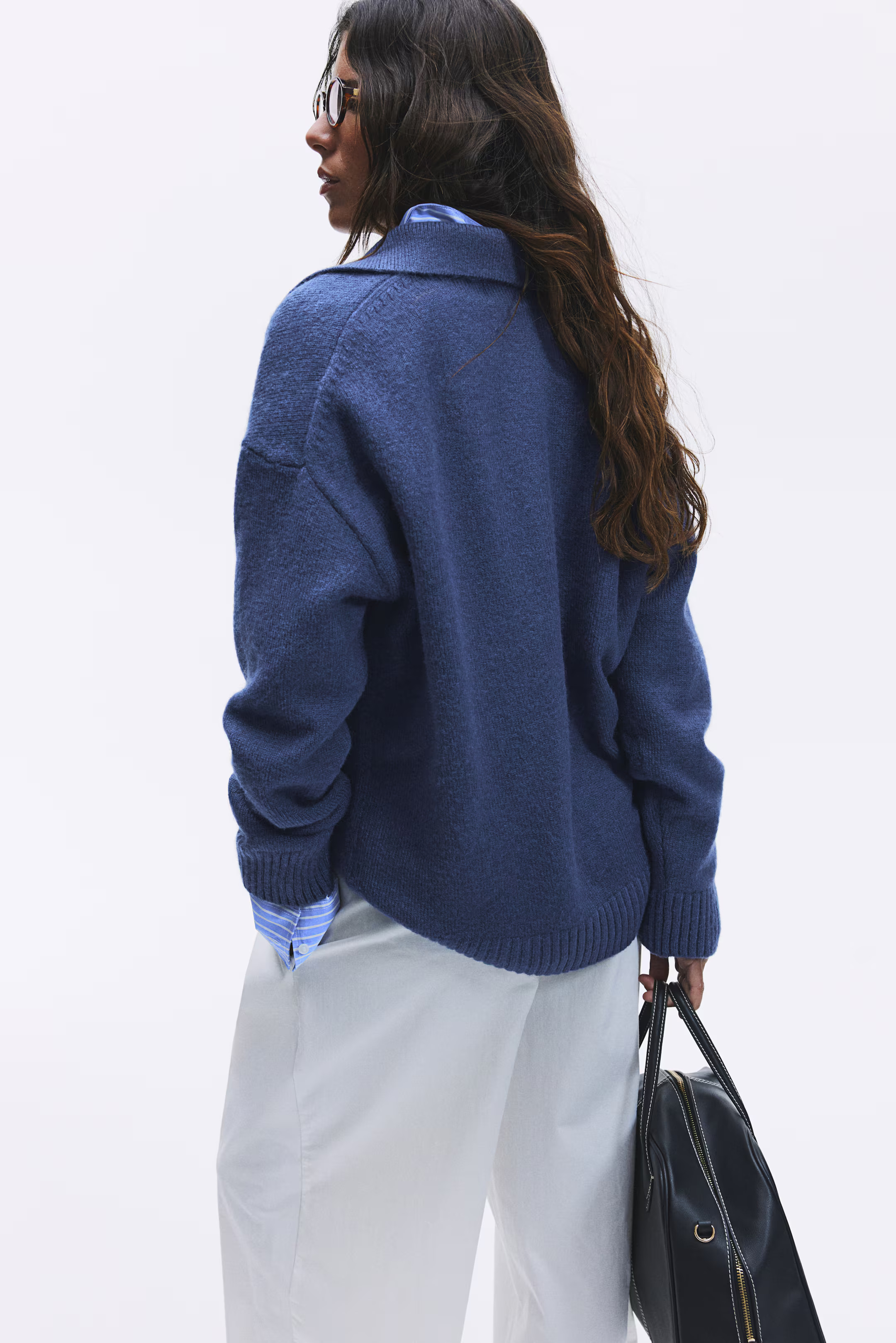 Fine-knit Collared Sweater | H&M (US + CA)