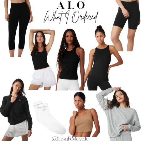 ALO 30% OFF W/ code: MEMBER

WHAT I ORDERED from the sale 
