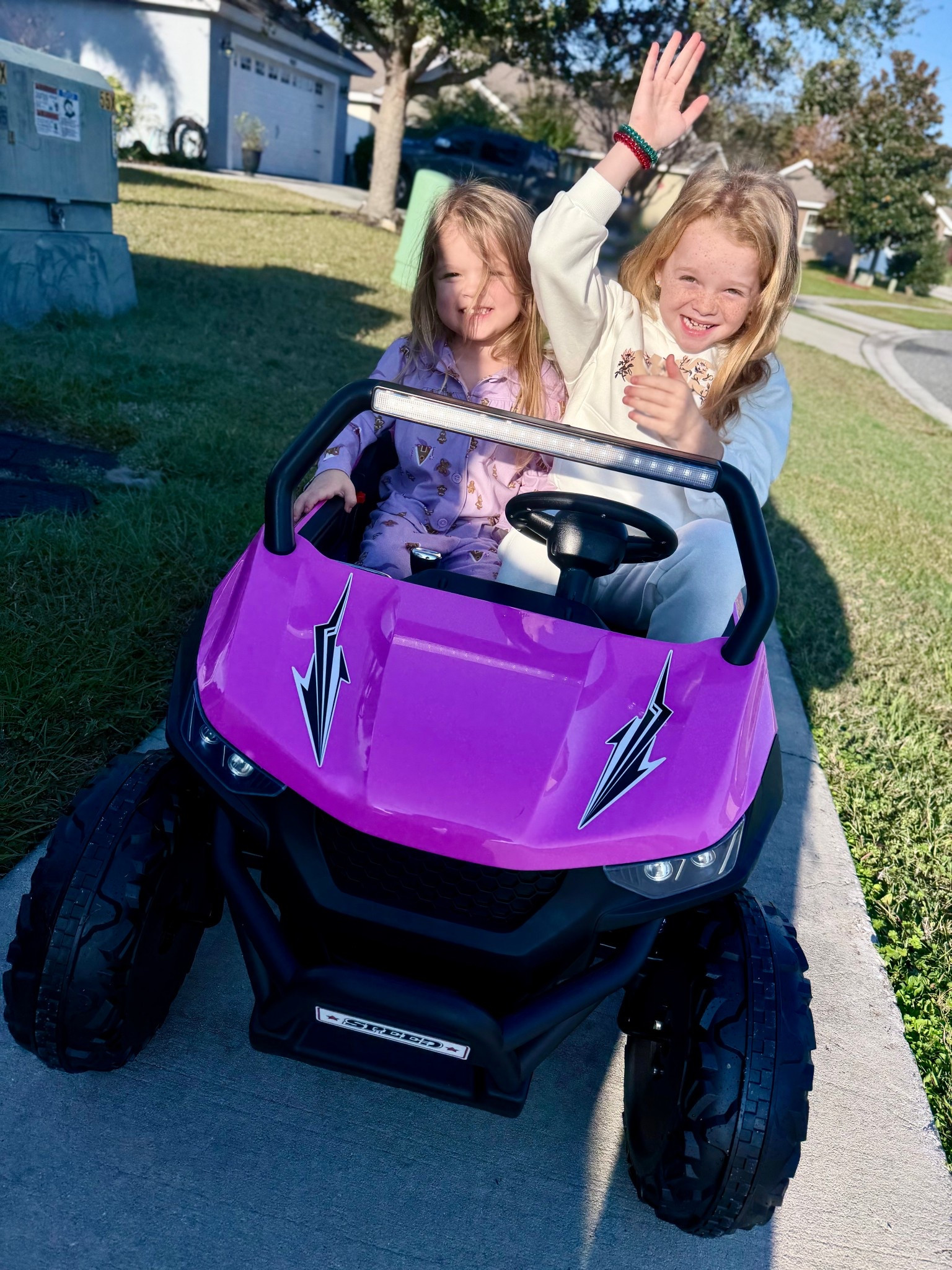 Finally found a ride on a toy that both girls could fit on! Most weight limits only went up to 66 pounds but this one goes up to 130 pounds! 

#LTKmomlife #LTKKids