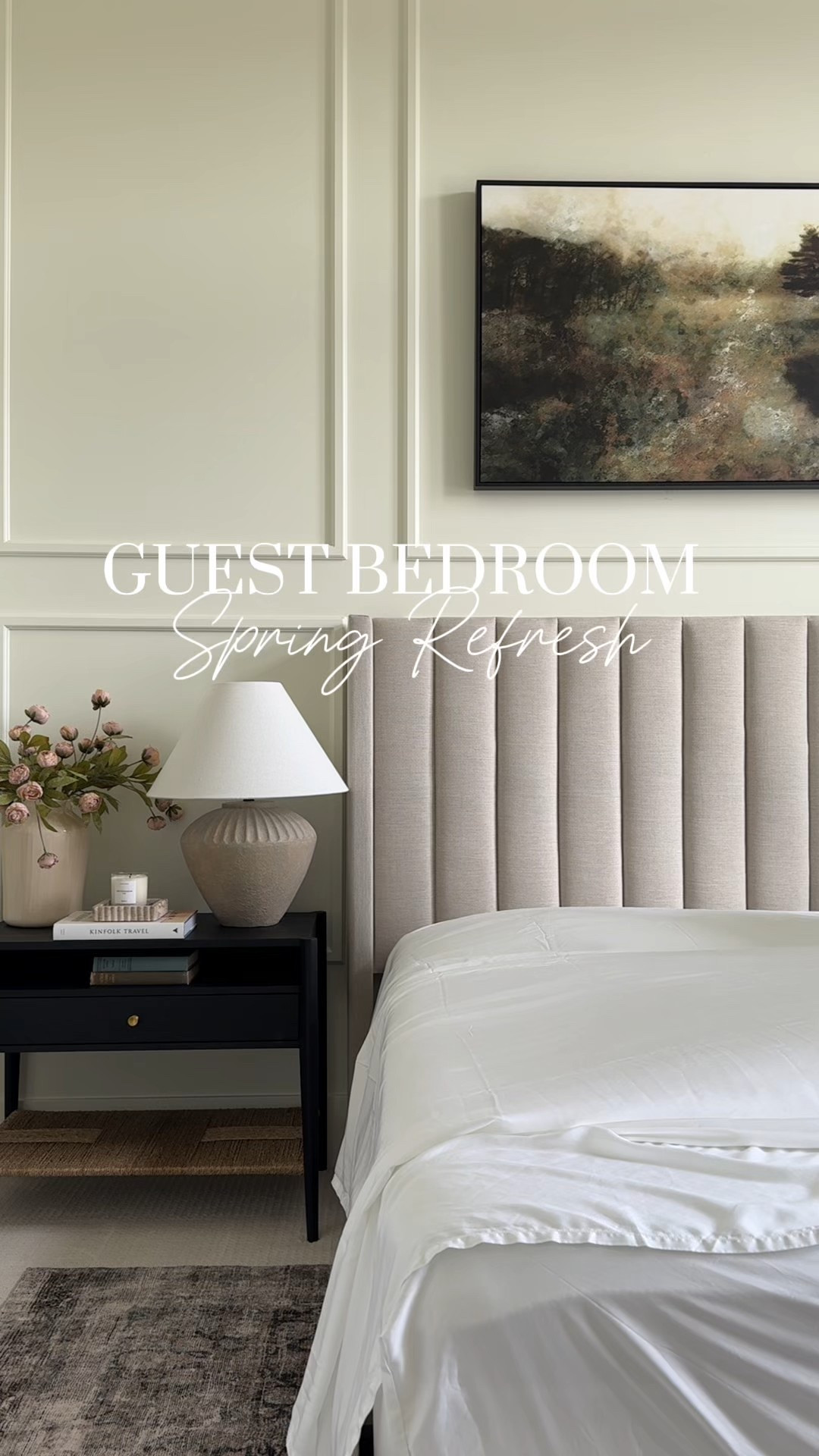 I am in love with how this Guest Bedroom spring bedding refresh turned out! I love these high quality linens from @onequince, they never disappoint! I went with White for the organic bamboo sheets and the luxury organic sateen duvet cover, and chose the prettiest soft blue called Mist for the Cotton Stitch Quilt! I am loving this fresh, cozy, and crisp look for Spring and Summer! 

@onequince #quincepartner 

#LTKHome #LTKStyleTip