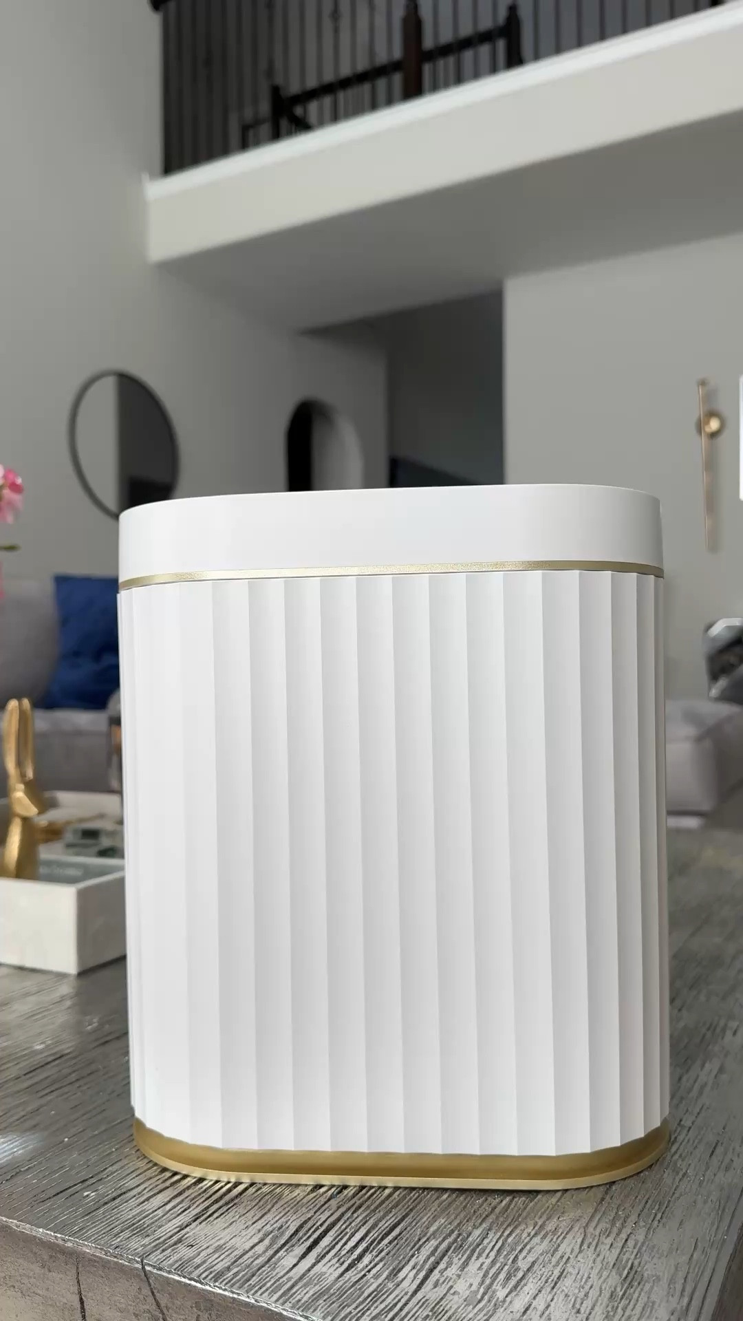 Adding little pieces of joy throughout our home like this touch free trash can in our powder roomm

#LTKSaleAlert #LTKHome #LTKdayinmylife