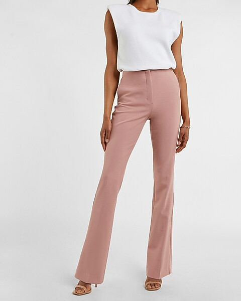 High Waisted Supersoft Twill Pull-On Bootcut Pant | Express