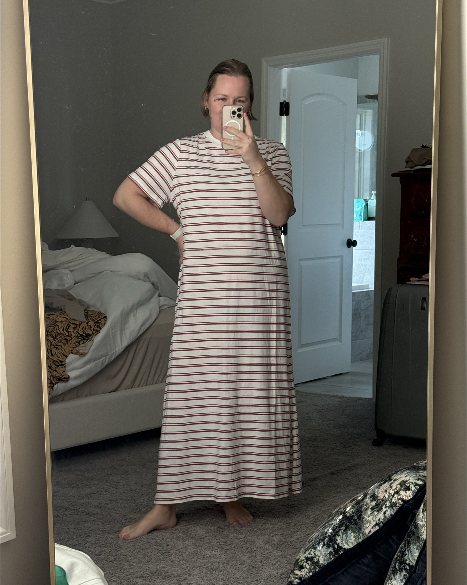 This Old Navy shirt dress is going to be a summer staple! Light and airy but still makes you feel put together! Love. I’m in my true size XL. I’m also 5’8 for reference and did a regular length  

#LTKmomlife #LTKootd #LTKSaleAlert