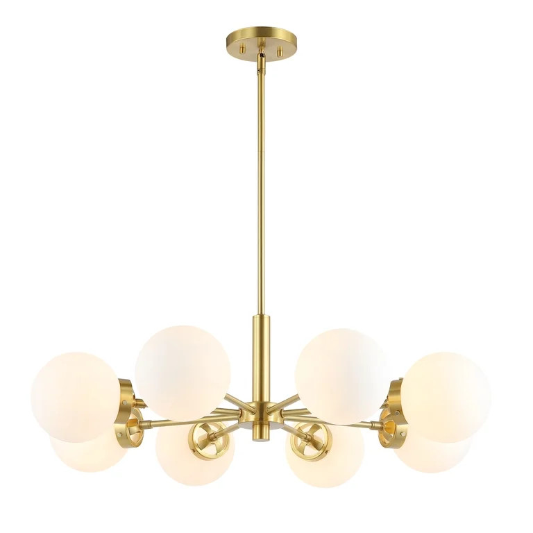 Safavieh 8-Light Mid-Century Modern Iron Gold Sputnik Chandelier | Walmart (US)