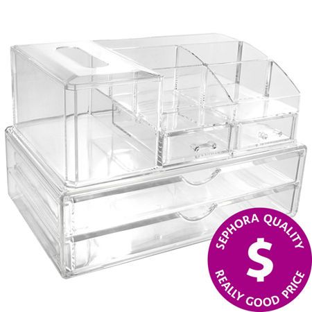 SEPHORA COLLECTION Clear Makeup Organizer Set, One Size , Multiple Colors | JCPenney