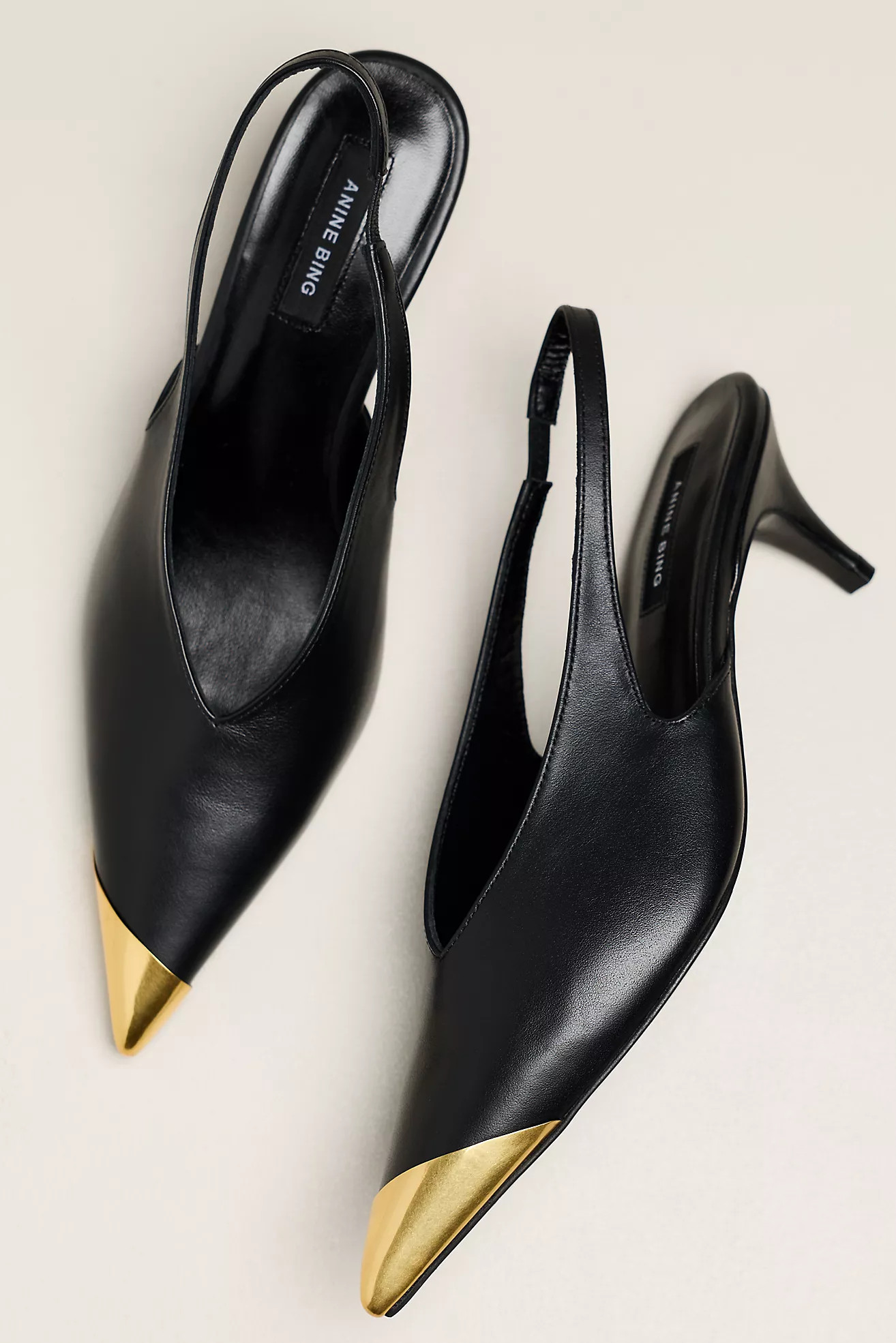 Anine Bing Nelly Slingback Kitten Heels | Anthropologie (US)