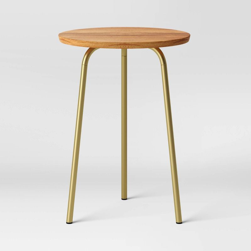 Metal & Wood Round Accent Table - Project 62™ | Target