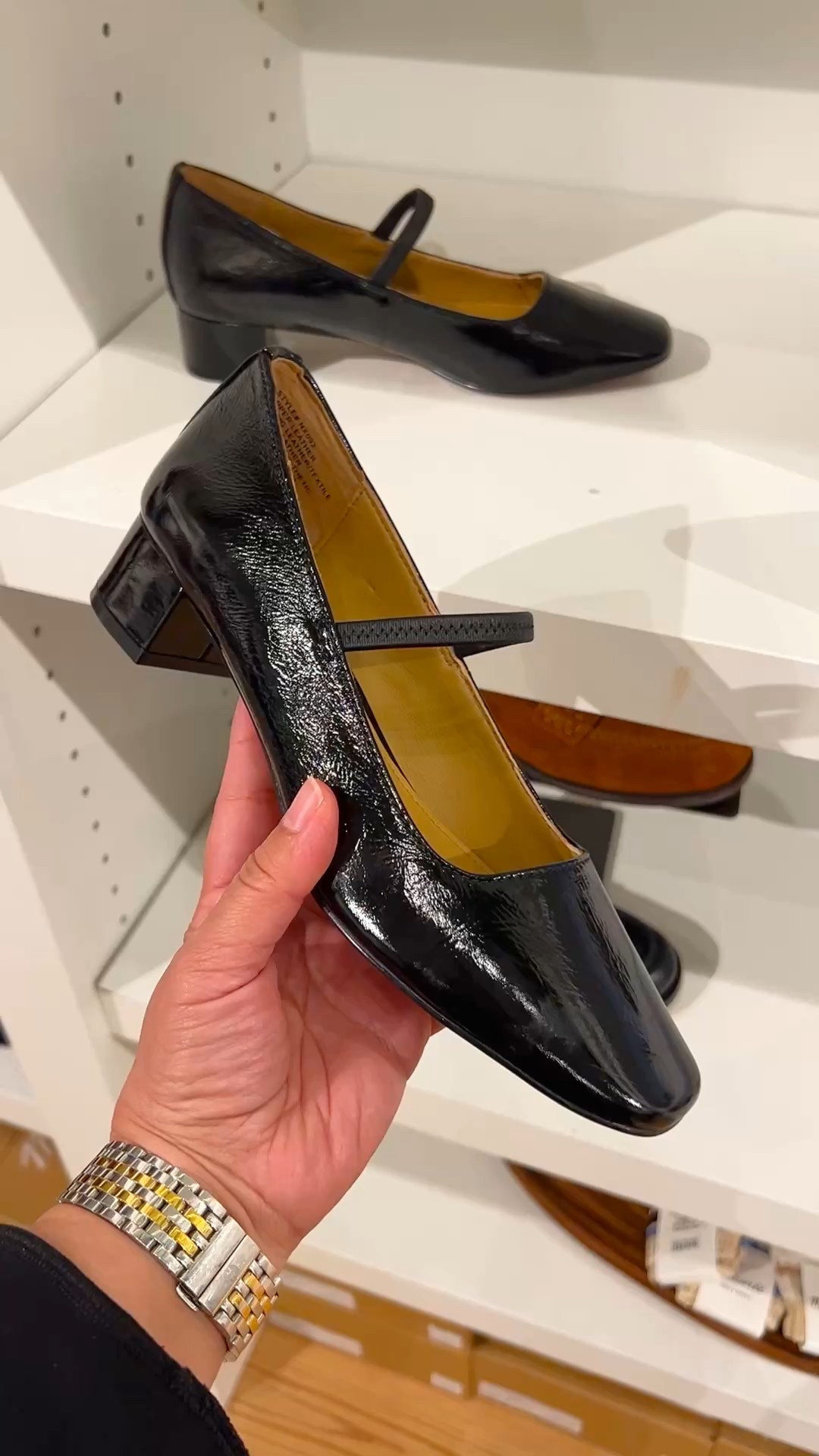 Back in stock in several colors and sizes! This black pair is on sale 50% off with code HOLIDAY. 

If you can’t wear high heels, these patent leather Mary Jane pumps with a low block heel are perfect to give you a little height without being too high. Available in several colors. Great wardrobe staple that can be worn year round for workwear and everyday wear. Great for business casual fall and winter outfits and can be worn with pants, jeans, skirts and dresses. Nice gift for the holidays too. 


#LTKGiftGuide #LTKFindsUnder100 #LTKSaleAlert