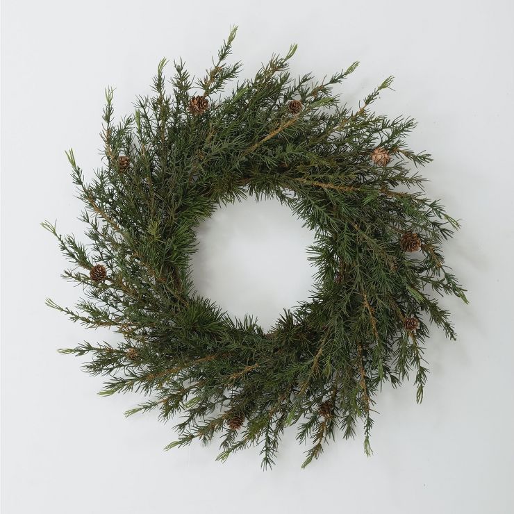 Sullivans Artificial Pine Wreath 25"H Green | Target