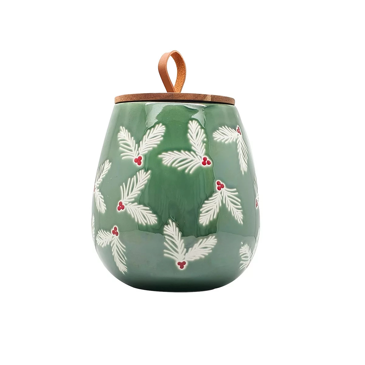 St. Nicholas Square® Holiday Botanical Large Canister With Lid | Kohl's