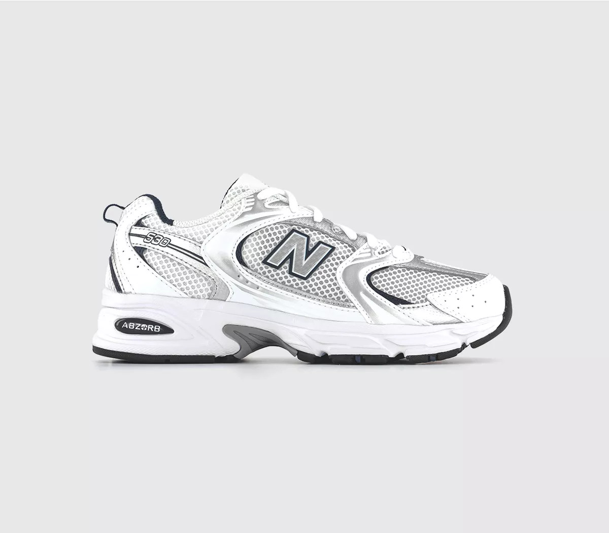 New Balance
								Mr530 Trainers
								White Blue | OFFICE London (UK)