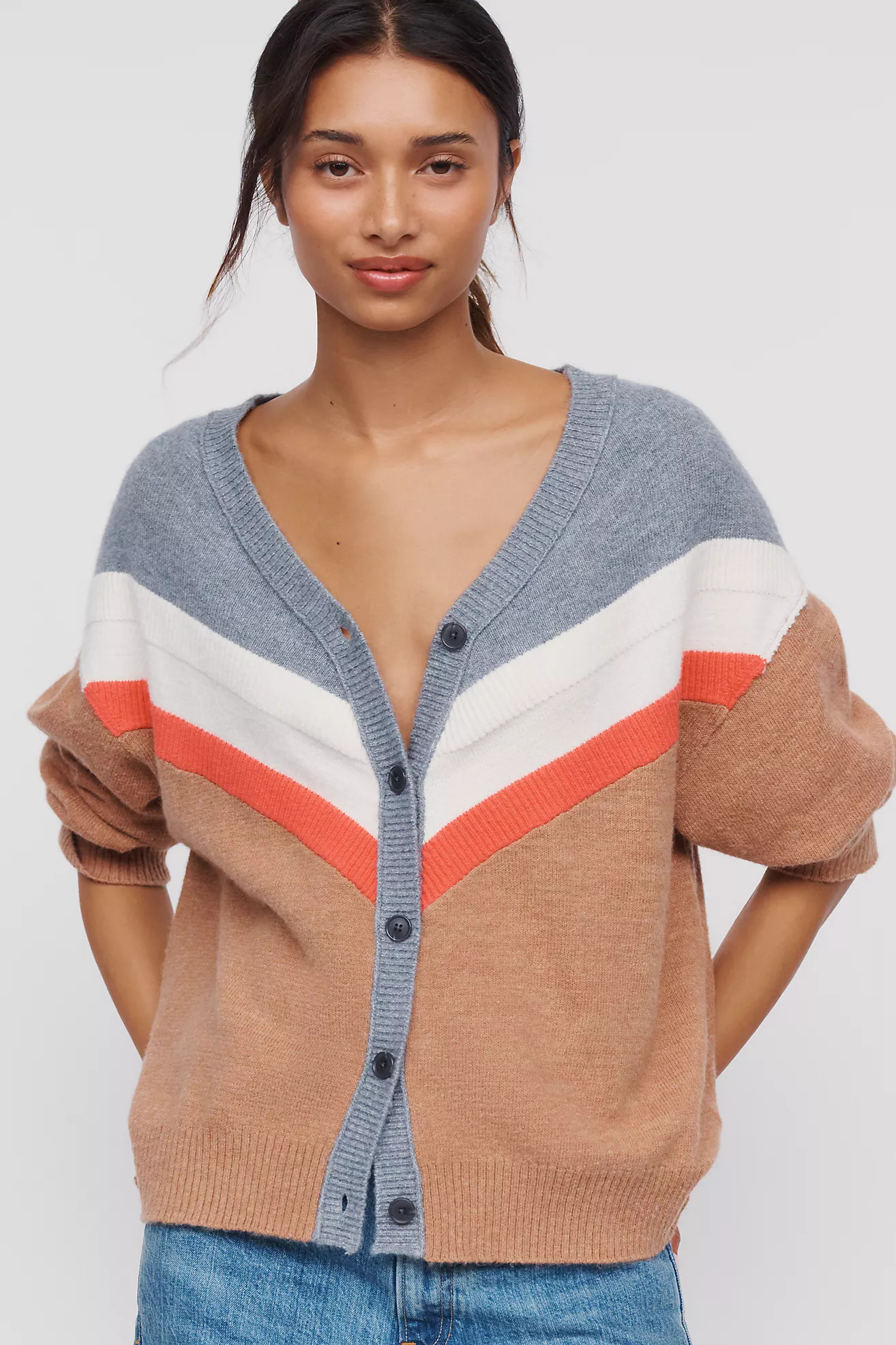 Maeve V-Neck Cardigan | Anthropologie (US)