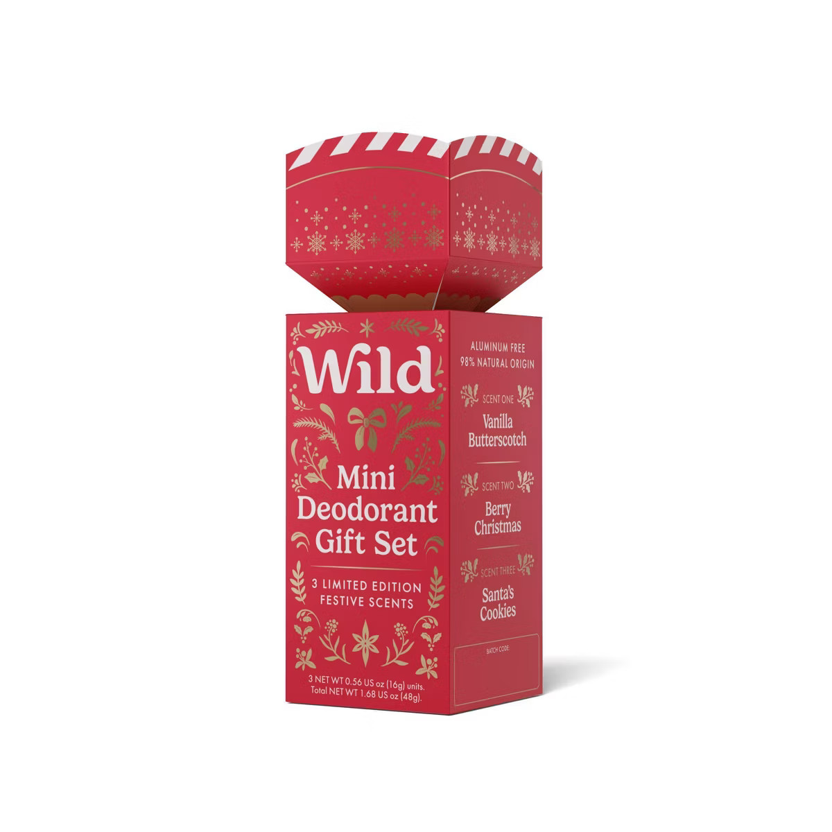 Wild Cosmetics Holiday Mini Deodorant Trio Set - 1.68oz/3ct | Target
