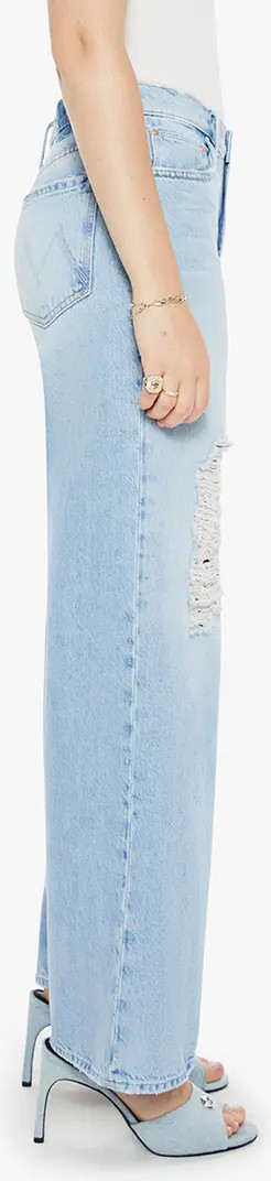 The Spinner Sneak High Waist Ripped Wide Leg Jeans | Nordstrom Rack