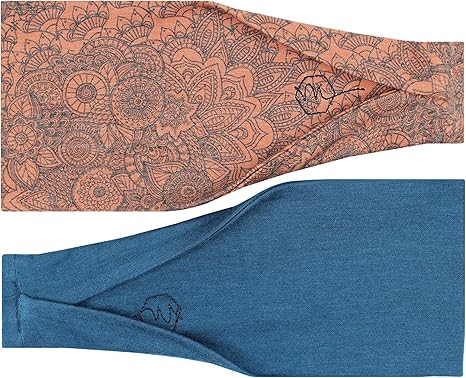 Maven Thread Wide Workout Headbands for Women – Non-Slip Sweatbands for Gym, Running & Yoga | Amazon (US)