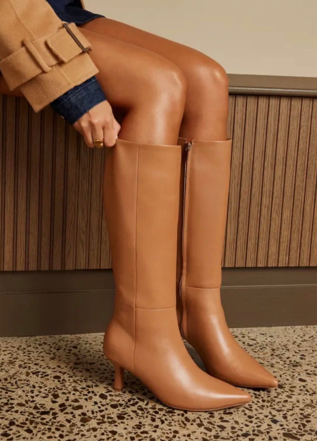 Knee high boots
Tan boots 

#LTKHoliday #LTKSeasonal