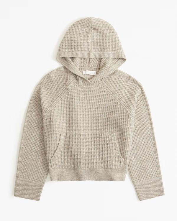 Women's Lounge Waffle Sweater Hoodie | Women's New Arrivals | Abercrombie.com | Abercrombie & Fitch (US)