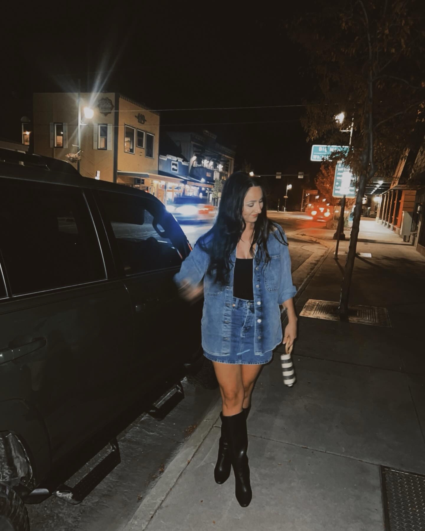 Denim on denim 🍂

#LTKSeasonal #LTKTravel #LTKBeauty