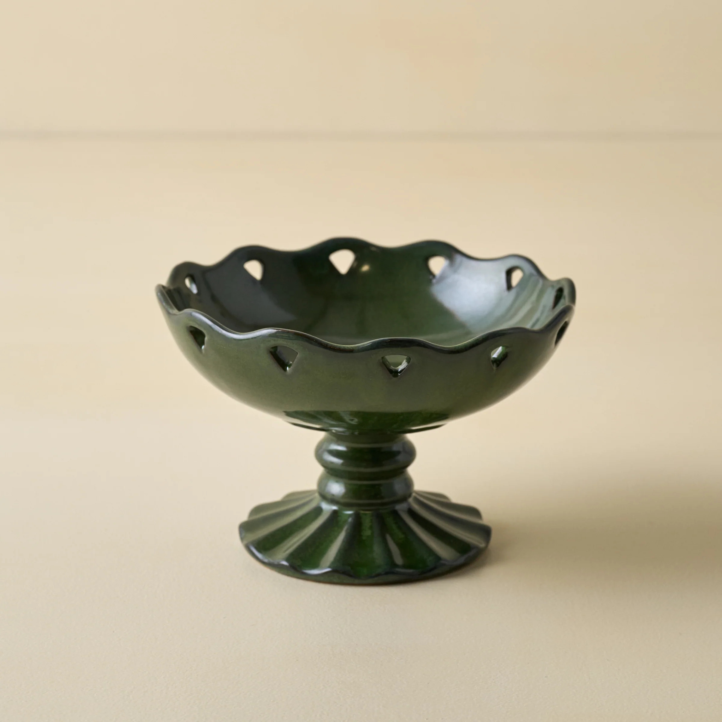 Libby Glazed Ceramic Footed Bowl | Magnolia