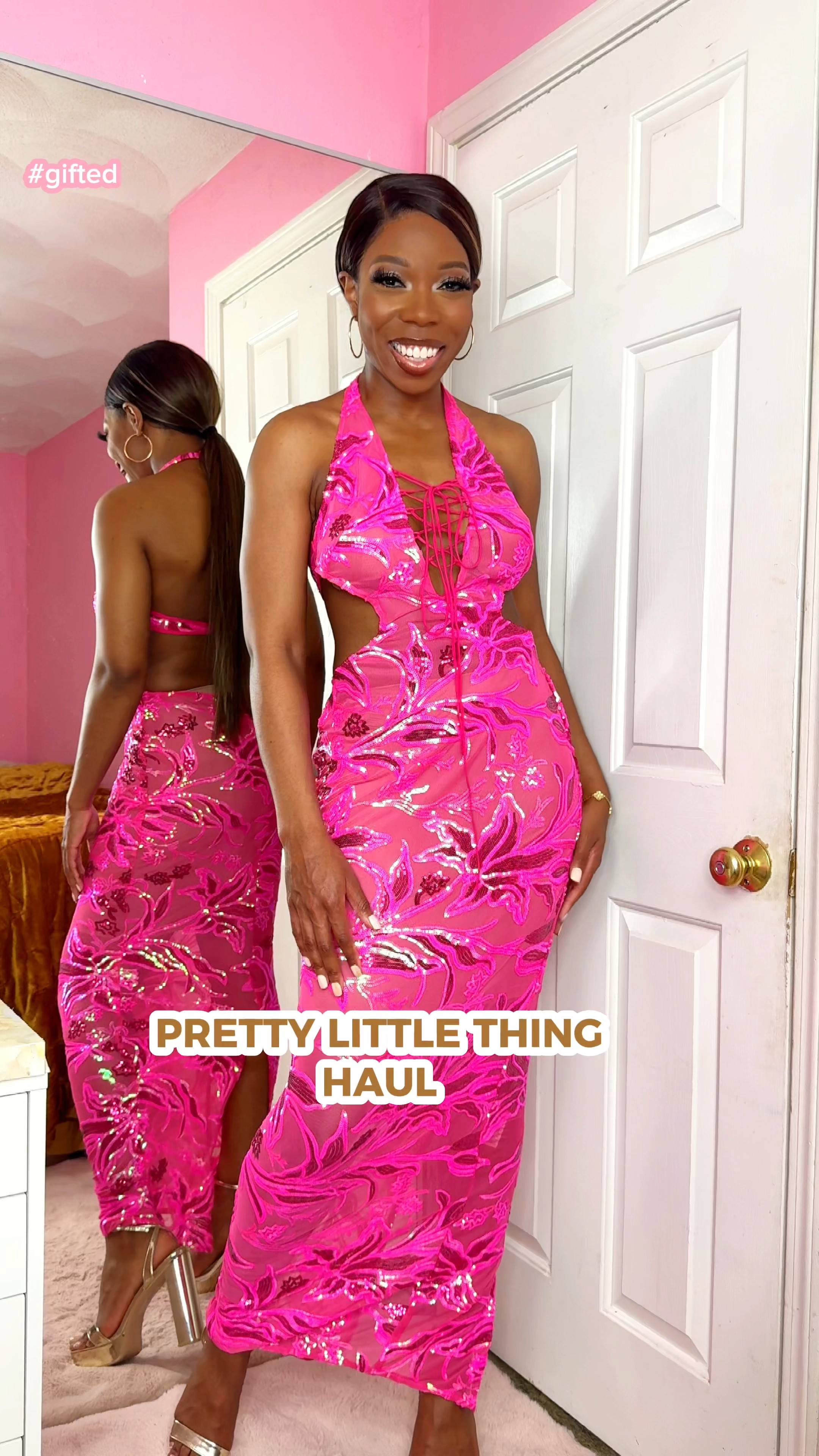 Pretty Little Thing gifted me some cute summer outfits, and chile all I need now is vacation plans 😂

I’m wearing everything thing in a size 4

💖 The pink sheer beaded dress is super see through, so I wore boob tape and a skims shapewear skirt underneath

💖 The two piece blue & yellow set screams tropical vibes! It’s such a fun and flirty summer outfit.

💖 I love the pink and white romper for a cute and classy summer brunch. I styled it with a pink vanity bag and rhinestone mules

💖 The black jumpsuit with the oversized bow is a showstopper, but it’s not really tall girl friendly. I’d recommend sizing up for that reason (the crotch is kinda low, but everything else was ok fit wise).

💖 The blue patterned one shoulder dress and matching heels are perfect for a dinner date! 

#LTKSeasonal #LTKVideo #LTKFindsUnder100